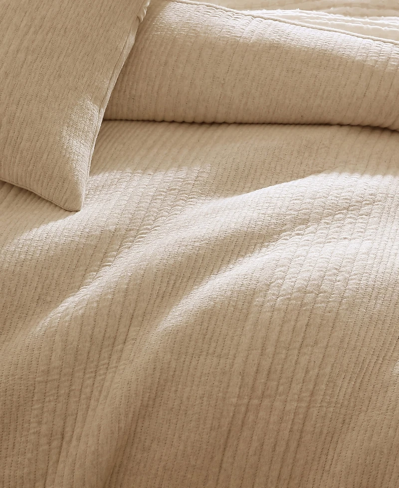 Dkny Pure Ribbed Jersey 3-Pc. Duvet Cover Set, Full/Queen