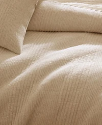Dkny Pure Ribbed Jersey 3-Pc. Duvet Cover Set, Full/Queen