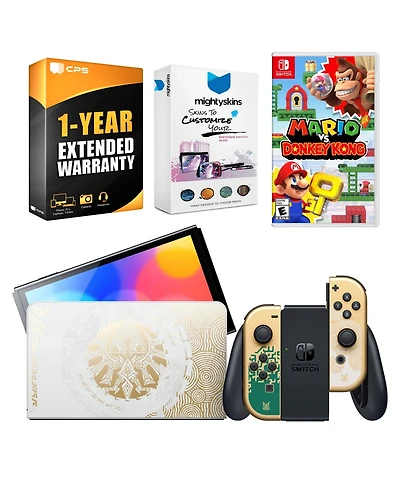 Nintendo Switch Oled Legend of Zelda: Tears of the Kingdom Edition with Mario vs. Donkey Kong