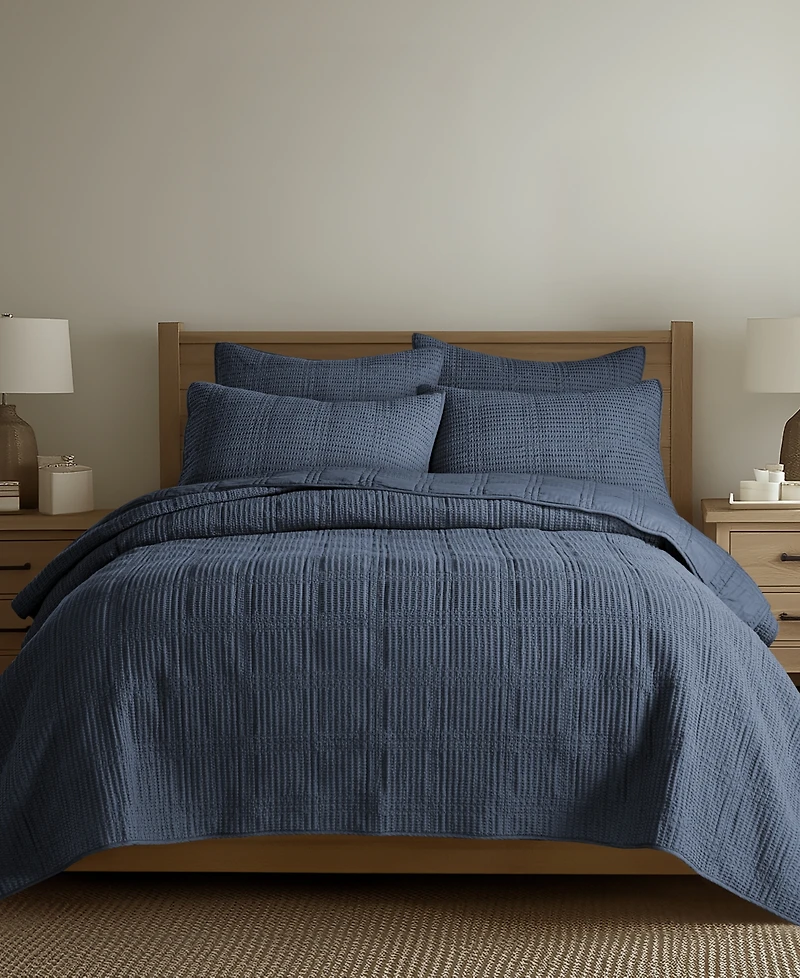 Levtex Cloud Waffle Quilted 2-Pc. Sham Set, European