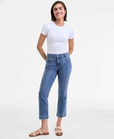 Nautica Jeans Women's Front-Seam Cropped