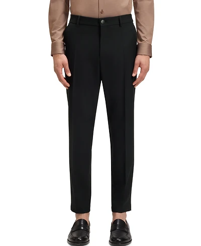 Boss by Hugo Men's Stretch Fabric Tapered-Fit Pants