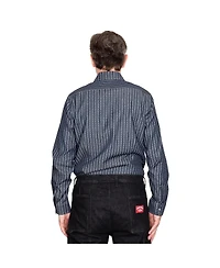 Level 7 Men's American Heritage Collection Indigo Stripe Shirt