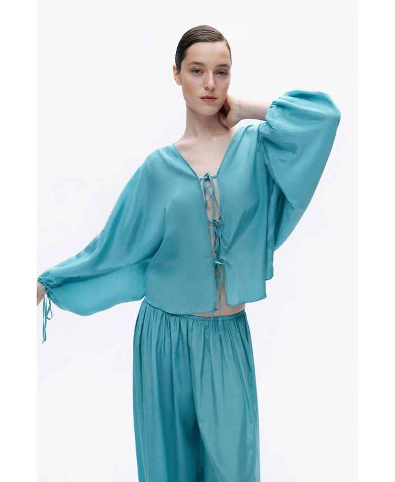 Nocturne Women's Flowy Wide Leg Pants