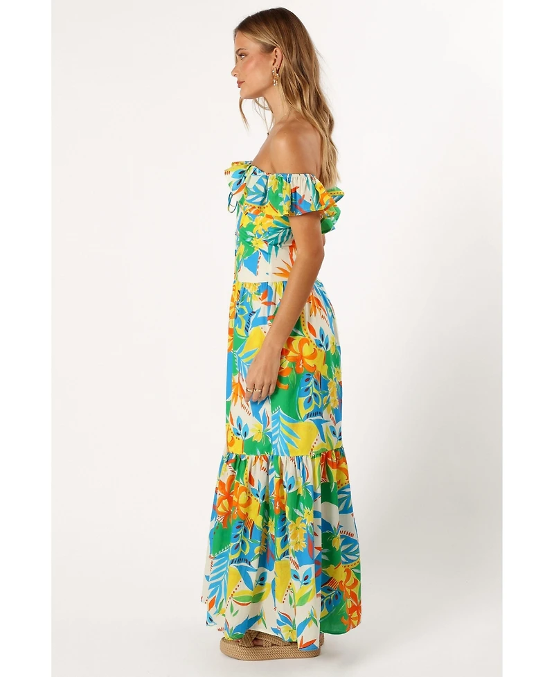 Petal and Pup Women's Harriet Off Shoulder Maxi Dress