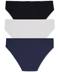 Dkny Women's Cotton Modal Bikini 3 Pack- DK8462P3