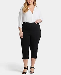 Nydj Plus Dakota Crop Pull-On Jeans