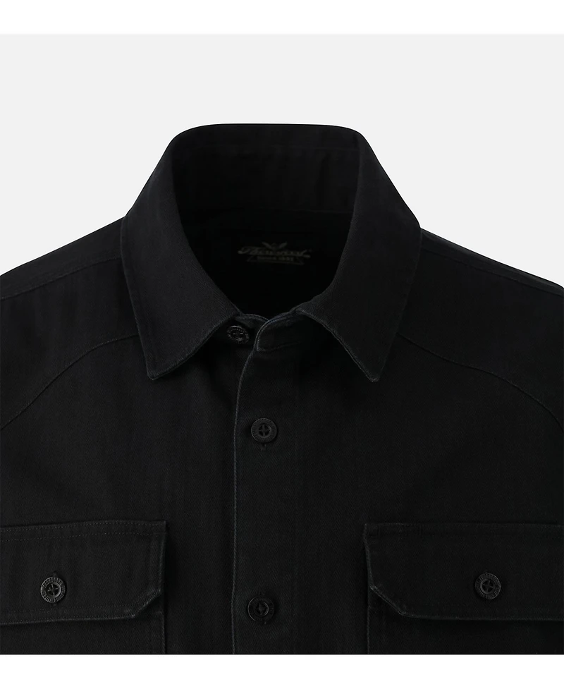 Thorogood Men's Stone Wash Herringbone Button Up Overshirt