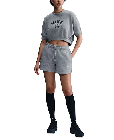 Nike Sportswear Women's Phoenix Fleece Mid-Rise 4" Shorts