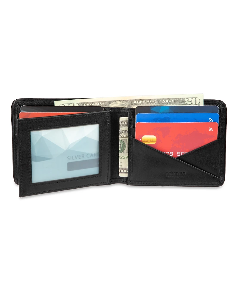 Kenneth Cole Reaction Men's Rfid Extra Capacity Slim Fold Wallet