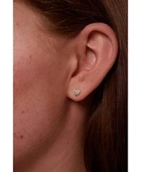 Pave Heart Earrings