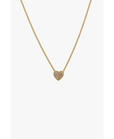 Pave Heart Necklace