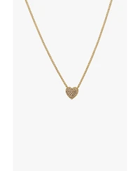 Pave Heart Necklace