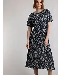 Weird Fish Women's Everly Printed Dress