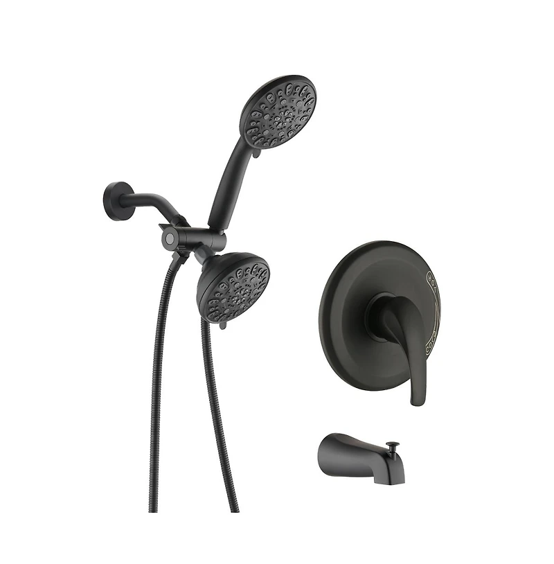 Rainsken Shower System with Tub Spout Rain Shower Tub Set