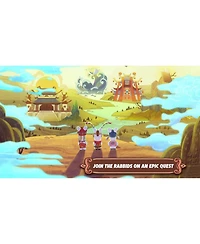 Nintendo Switch White Oled Console with Rabbids: Party of Legends, Nintendo $20 eShop Gift Card, MightySkins Console and Controller Skin Voucher