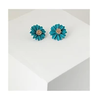 Sohi Women's Sunflower Stud Earrings