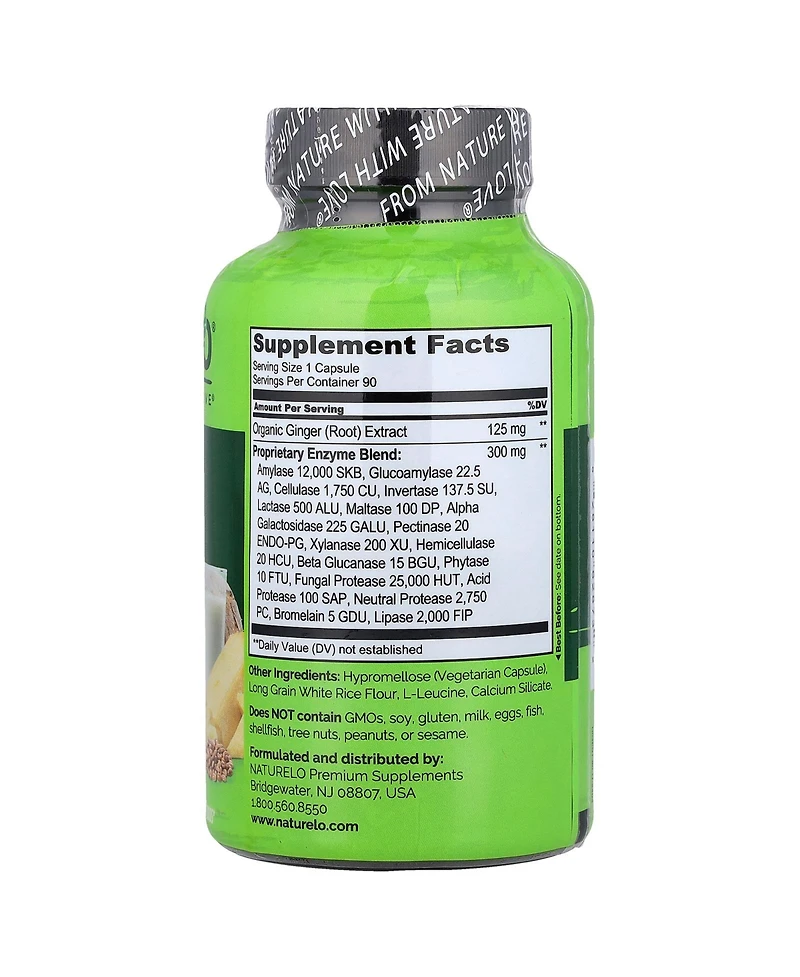 Naturelo Digestive Enzymes Full Spectrum Blend