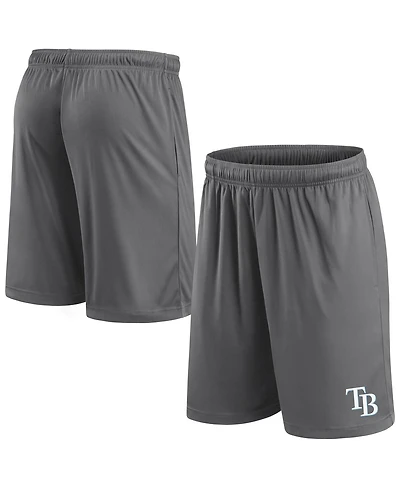 Fanatics Men's Gray Tampa Bay Rays Primary Logo Shorts