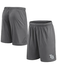 Fanatics Men's Gray Tampa Bay Rays Primary Logo Shorts