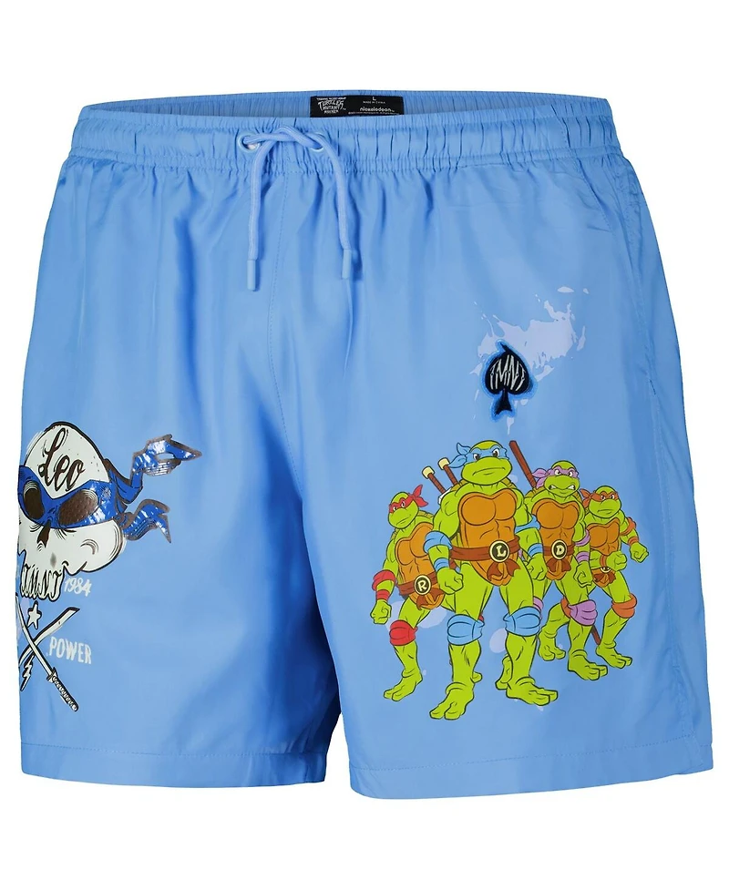 Freeze Max Men's Blue Leonardo Teenage Mutant Ninja Turtles Turtle Power Shorts