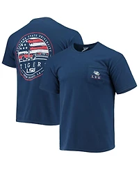 Image One Men's Navy Lsu Tigers Campus Americana T-Shirt