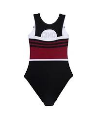 Gk Elite Big Boys and Girls White Oklahoma Sooners Spirit Leotard