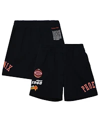 Mitchell & Ness Men's Black Phoenix Suns Team Origins Fleece Shorts