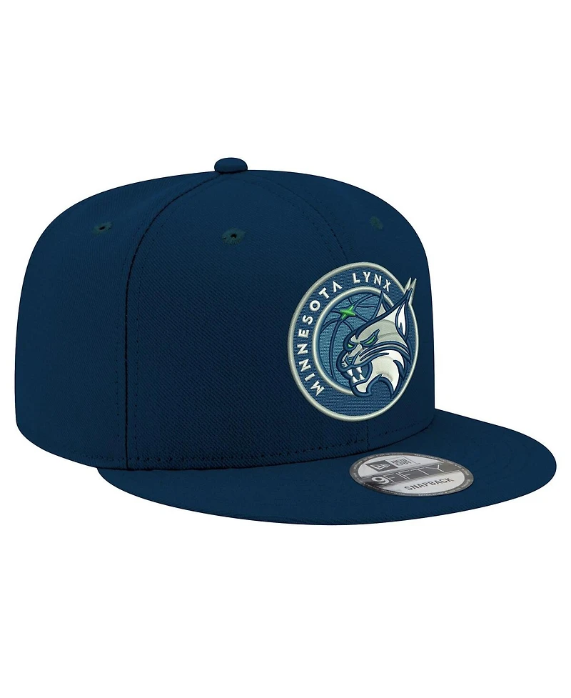 New Era Men's and Women's Navy Minnesota Lynx Logo 9FIFTY Snapback Hat