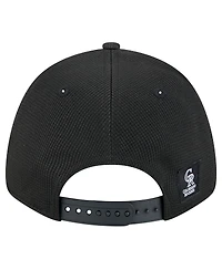 New Era Men's Black Colorado Rockies Pivot 9FORTY Adjustable Hat