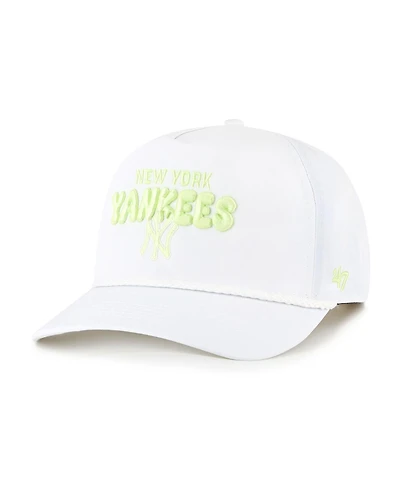 '47 Brand Women's White New York Yankees Bright Side Adjustable Hitch Hat