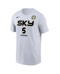 Nike Men's Angel Reese White Chicago Sky Heroine Edition Name Number T-Shirt