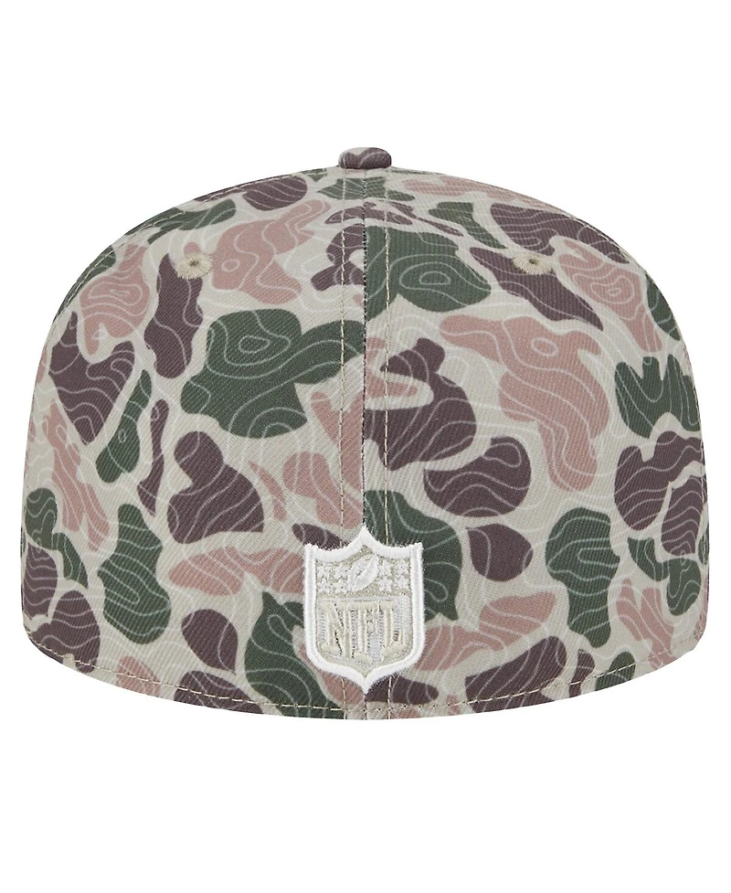 New Era Men's Orleans Saints Geo Camo 59FIFTY Fitted Hat
