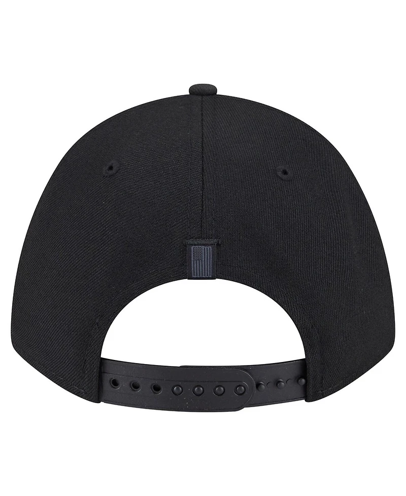 New Era Men's Black Phoenix Suns Game Day Flag A-Frame 9FORTY Adjustable Hat