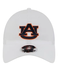 New Era Men's White Auburn Tigers Active Ripstop 9TWENTY Adjustable Hat