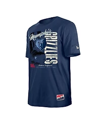 New Era Men's Navy Memphis Grizzlies Distressed Throwback Vintage Color Pack T-Shirt