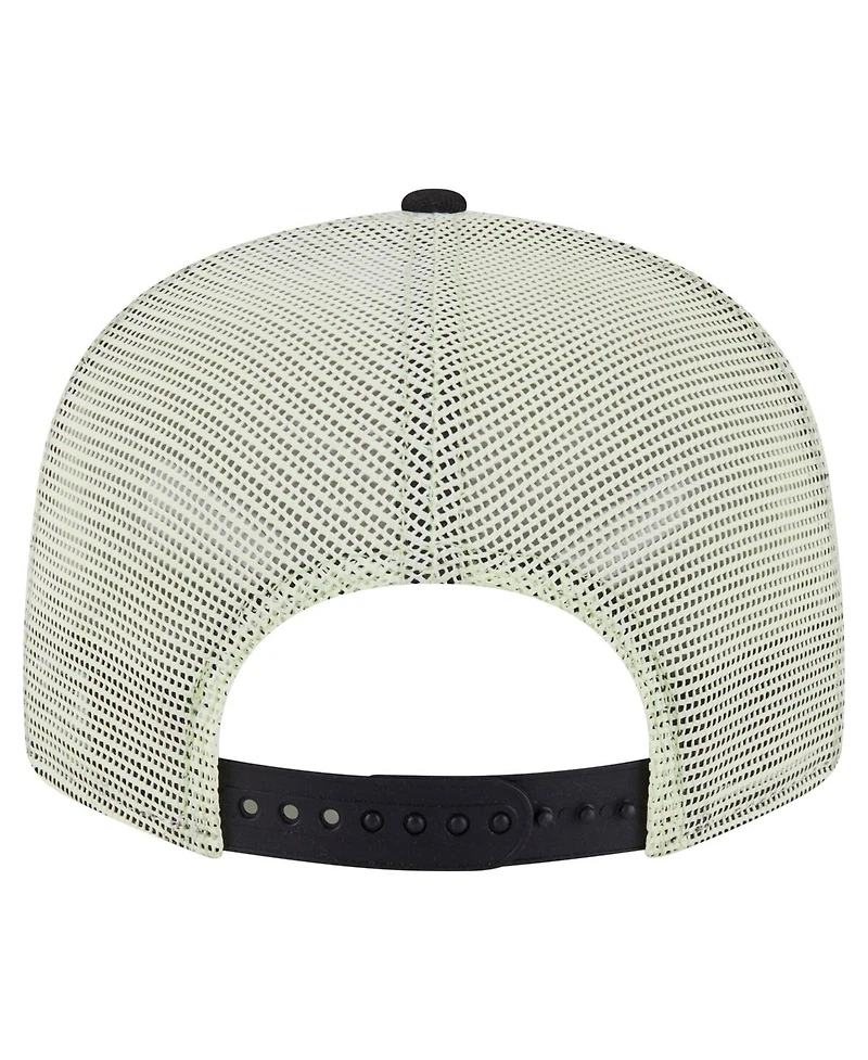 New Era Men's Black Inter Miami Cf Neon 9FIFTY Snapback Hat