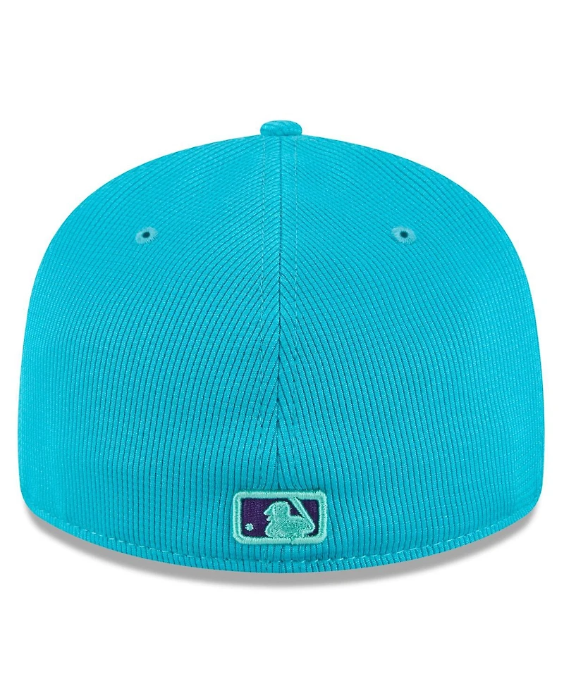New Era Men's Teal/Purple Arizona Diamondbacks 2025 City Connect Low Profile 59FIFTY Fitted Hat
