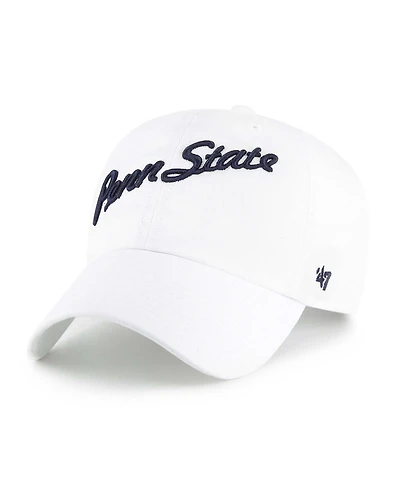 '47 Brand Men's White Penn State Nittany Lions Vault Clean Up Adjustable Hat