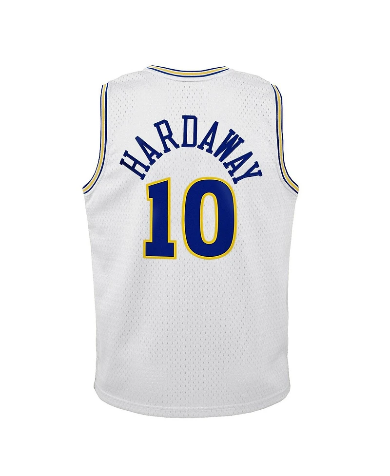 Mitchell & Ness Big Boys and Girls White Tim Hardaway Golden State Warriors 1990-91 Hardwood Classics Swingman Throwback Home Jersey