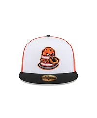 New Era Men's White Peoria Chiefs Theme Nights 59FIFTY Fitted Hat