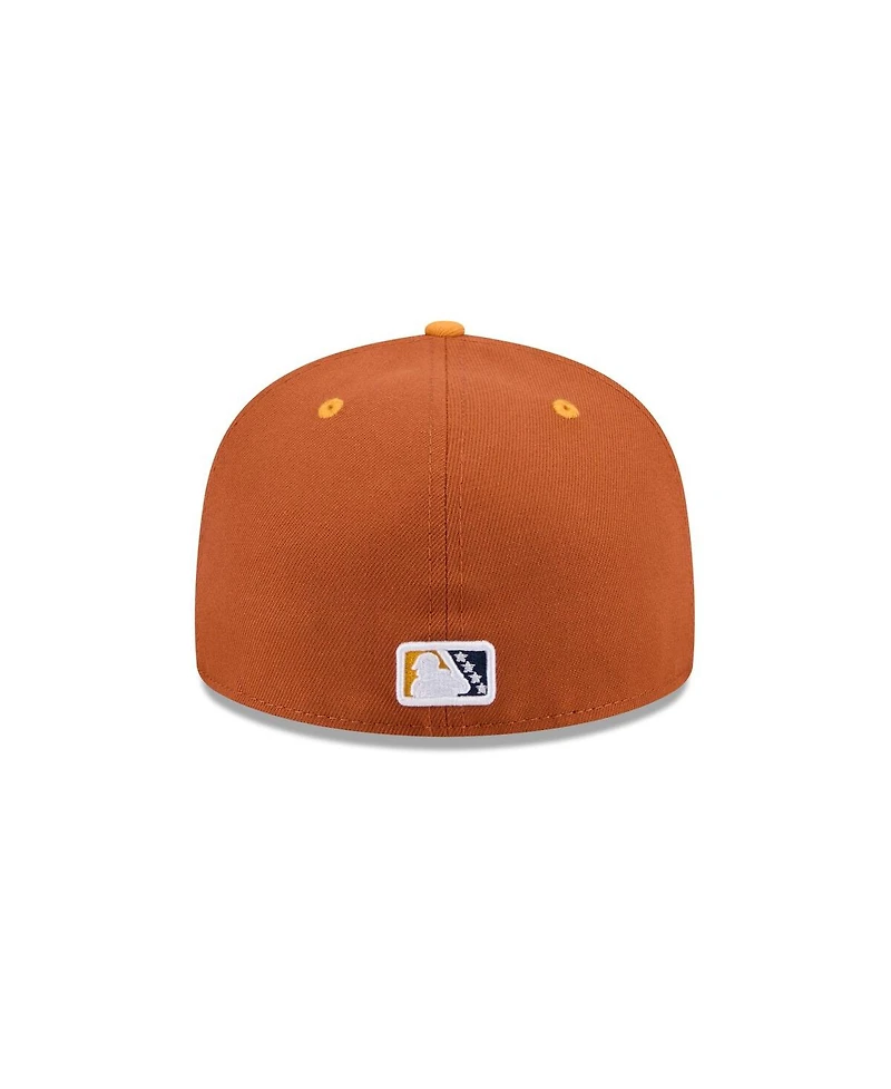 New Era Men's Brown Montgomery Biscuits Theme Nights 59FIFTY Fitted Hat