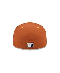 New Era Men's Brown Montgomery Biscuits Theme Nights 59FIFTY Fitted Hat