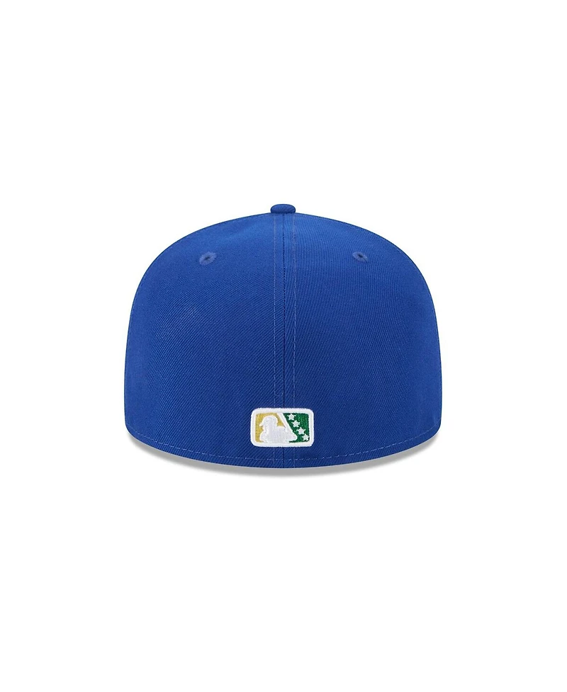 New Era Men's Blue Charleston RiverDogs Theme Nights 59FIFTY Fitted Hat