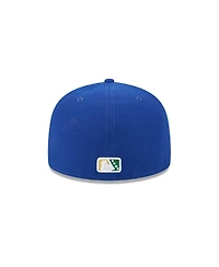 New Era Men's Blue Charleston RiverDogs Theme Nights 59FIFTY Fitted Hat