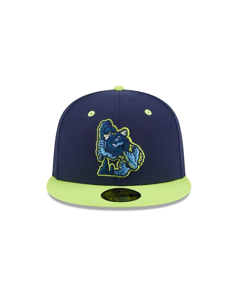 New Era Men's Navy Bowling Green Hot Rods Theme Nights 59FIFTY Fitted Hat