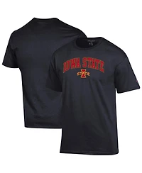 Champion Men's Black Iowa State Cyclones Arched Logo T-Shirt