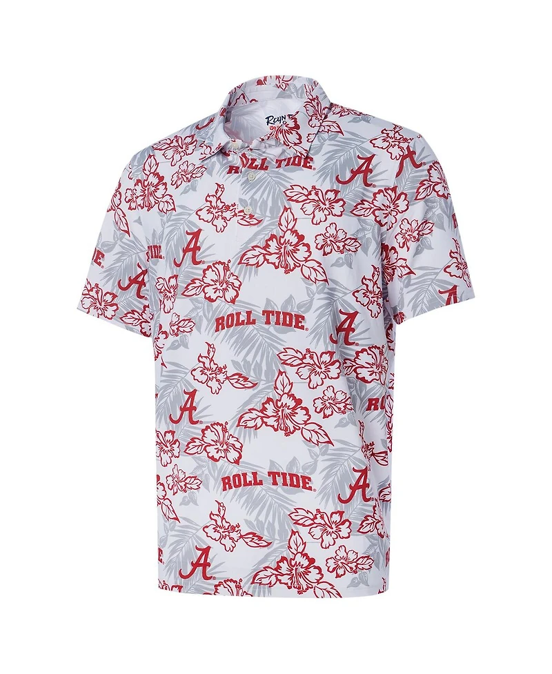 Reyn Spooner Men's White Alabama Crimson Tide Performance Polo Shirt