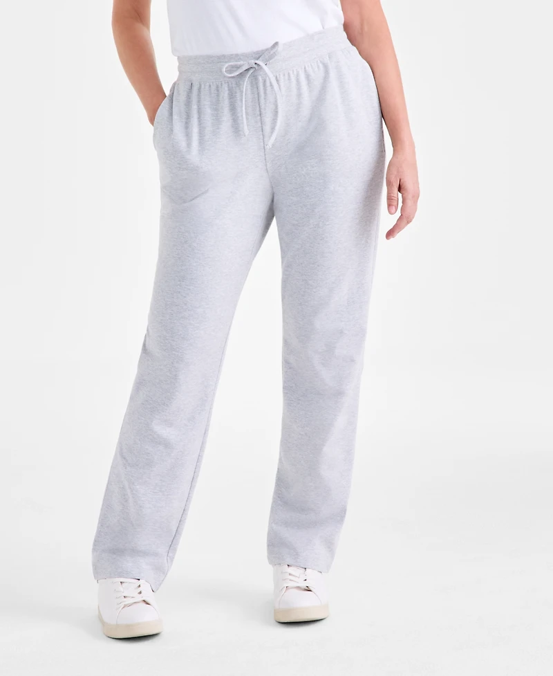 Style & Co Women's Mid-Rise Drawstring-Waist Sweatpants, Created for Macy's