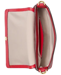 Michael Kors Nessa Small Leather Messenger